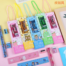 学生学习文具手提五件套奖励儿童圣诞节礼物高颜值生日礼品伴手礼