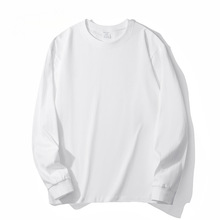 现货批发 重磅新疆长绒棉男士长袖T恤 2025新款打底衫 一件起批