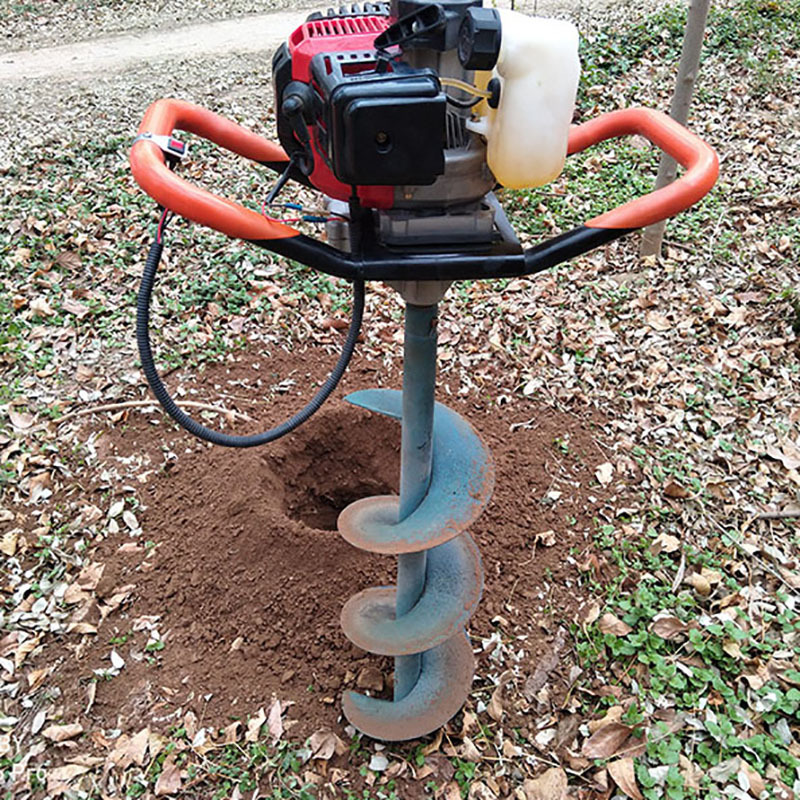 新款果树挖坑机 植树挖坑机厂 加厚型地面挖坑机