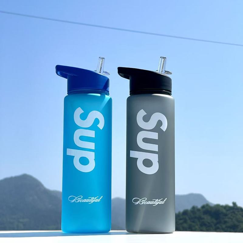 2025跨境新款户外水杯大容量运动水杯磨砂吸管杯便携杯子厂家批发|undefined