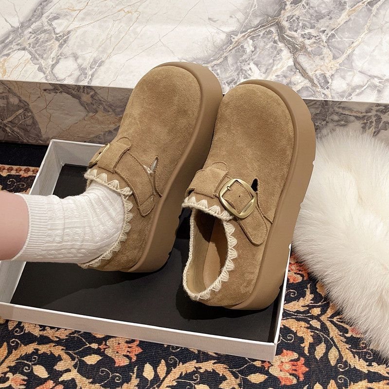 Thick-soled height-increasing full-coverage Birkenstock shoes for women, 2026 new spring versatile casual loafers, popular Birkenstock single shoes Thick-soled height-increasing full-coverage Birkenstock shoes for women, 2026 new spring versatile casual loafers, popular Birkenstock single shoes