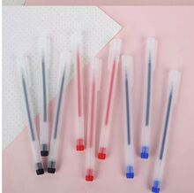 磨砂小白笔高颜值学生用笔0.5全针管黑色微速干简约刷题笔批发