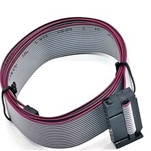 IDC20P排线 扁平灰色排线 LED连接线 2.54IDC排线