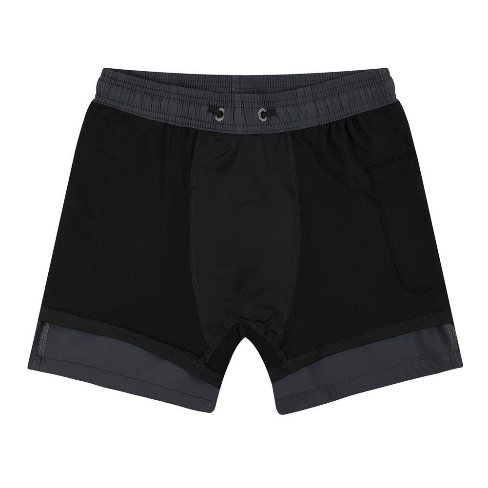 Double layered Swimming Beach Loose Sports Quick Drying Fitness Men's Short Pants_voghion.com