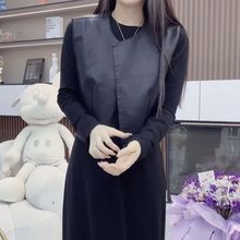 轻奢精品连衣裙两件套秋季新款气质高级马甲长裙套装外穿名媛减龄