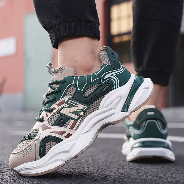 Premium selection of New Balance Nb mesh breathable, fashionable, trendy, comfortable, distressed thick-soled height-increasing dad shoes, Korean style sneakers