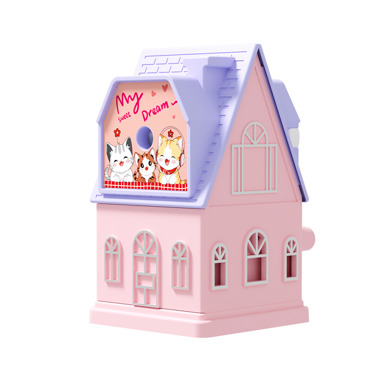 Gezhi Happy 7901 Cute Pet Cottage Snipper Fashion Creative Sacapuntas Sacapuntas de plomo de color