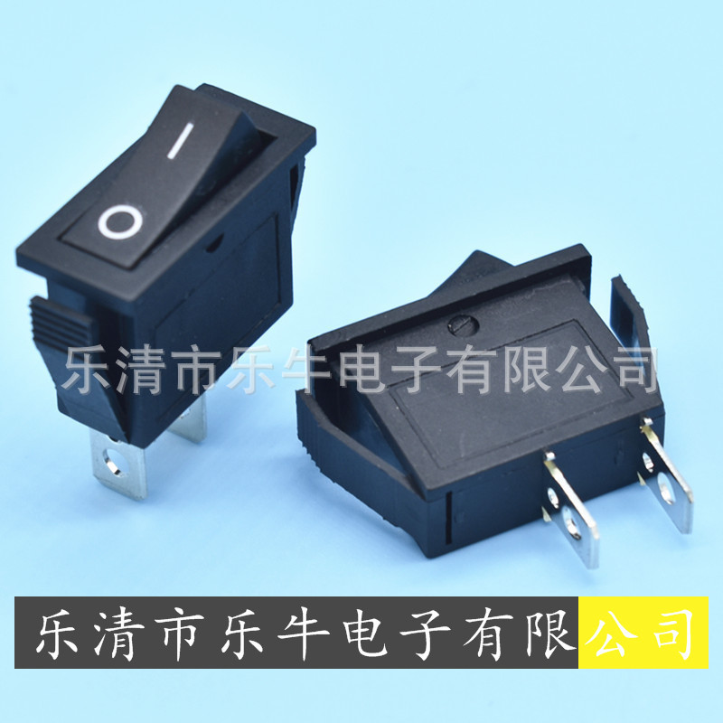 复位船型开关KCD3 2脚2档复位翘板开关大电流16A 2脚复位电源开关