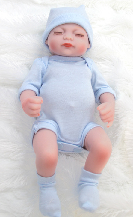 28cm 11 pulgadas Amazon vinilo renacido muñeca ojos cerrados niños jugar casa regalo juguete renacer