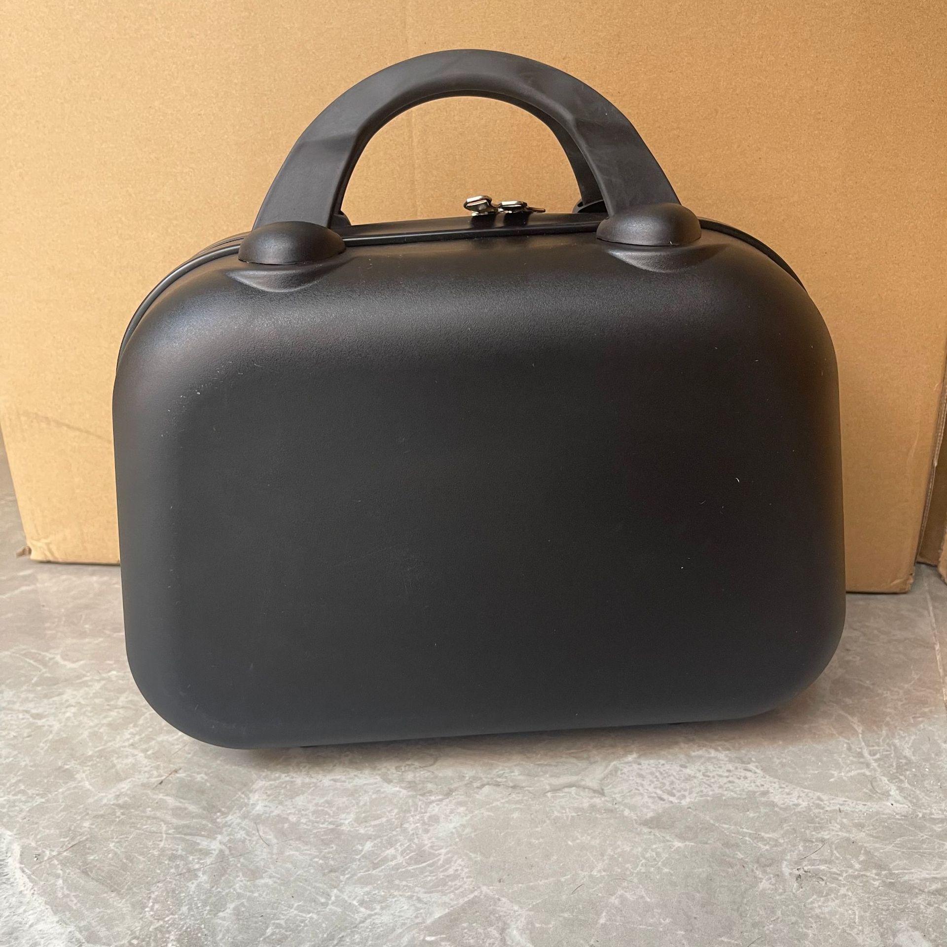 Festive handheld cosmetic bag