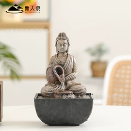 流水摆件;招财摆件;树脂工艺品