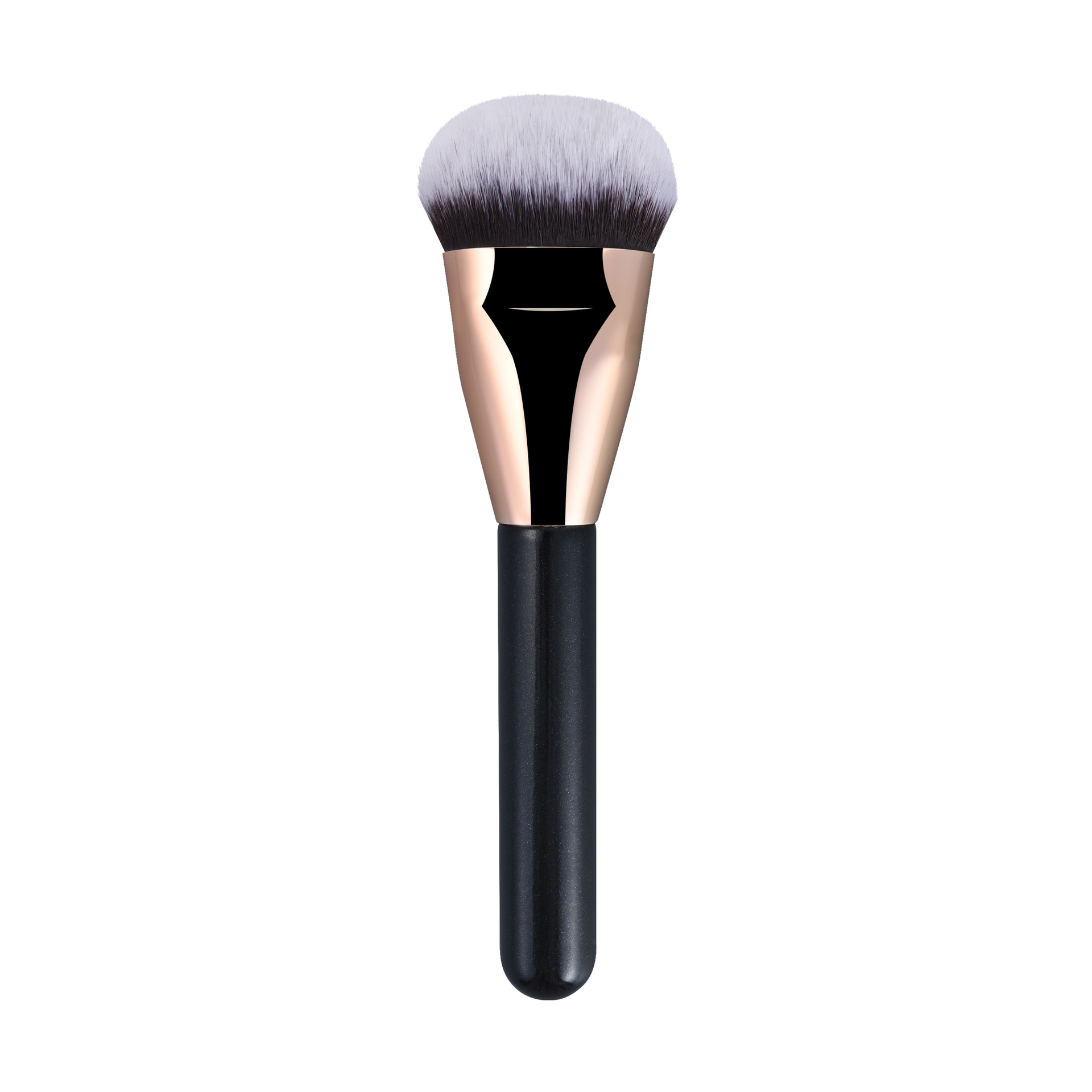 Single black wood (wide -head brush rose gold tube)