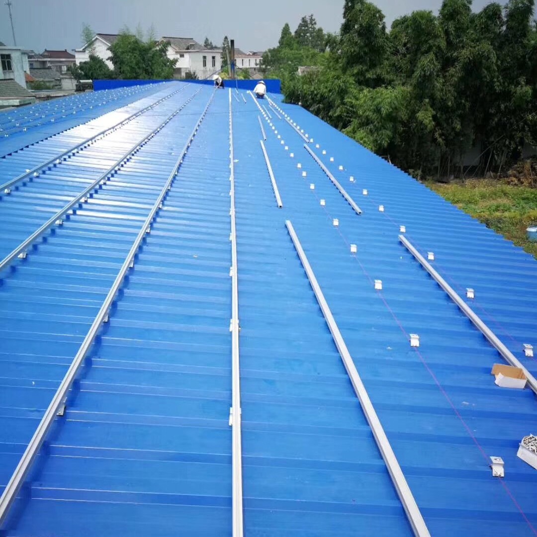 企业厂房屋顶分布式太阳能电站 150KW 厂家直销 并网发电系统