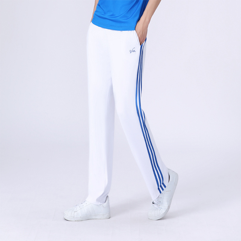 Chinese Dream Team Sports Pants Summer Men's and Women's Jiamusi Aerobics Square Dance Hiking Team Three Bar Pants Chinese Dream Team Sports Pants Summer Men's and Women's Jiamusi Aerobics Square Dance Hiking Team Three Bar Pants
