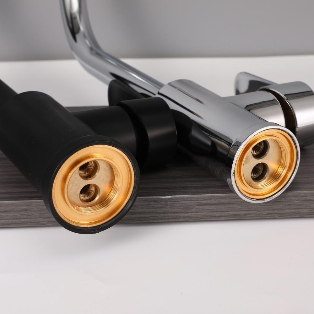 Grifos de lavabo caliente y frío, grifos de brazo robótico rotativos, cocina, baño, lavabo facial, grifos