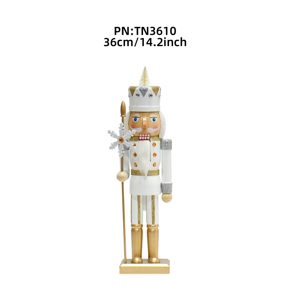 36cm ruso Cascanueces soldado profesional muñeca de madera dibujos animados decoración del hogar ratón rey
