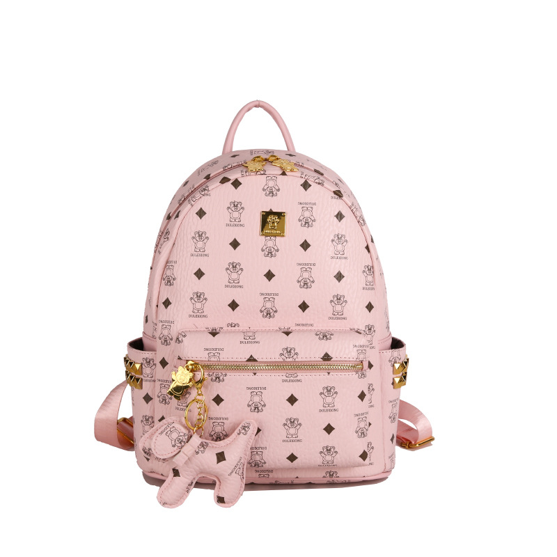 Bolso desnudo grande de color rosa claro