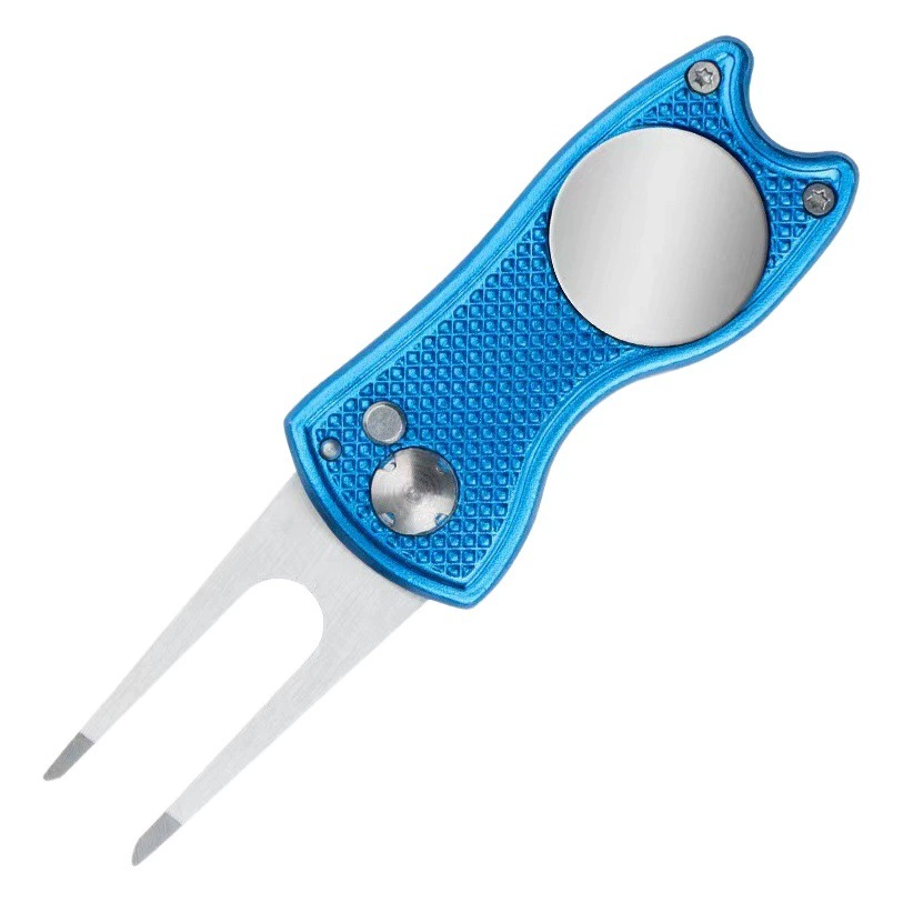 Алюминиевый Сплав Вилка поле для гольфа газон Ремонт Инструменты Гольф фиксированный клуб аксессуары металлические подарки