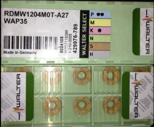 瓦尔特铣刀头RDHW1605M0-A57 WAK15德国瓦尔特铣削刀具