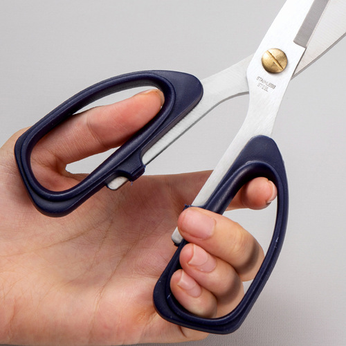 Kitchen scissors sharp fish-killing scissors blue household powerful chicken bone cutting food food barbecue meat scissors