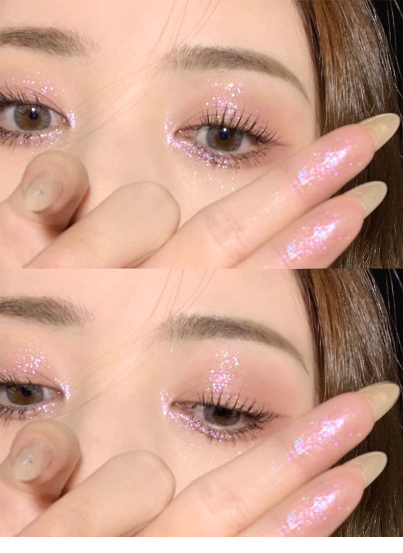Sensory Party Dream Pearl Liquid Eyeshadow Liquid, Clear, fine, Sparkling Eye Makeup, Cool, Whitening Makeup, Cross-border wholesale undefined