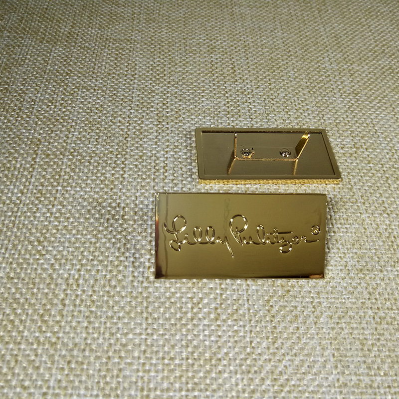 不锈钢烤漆标牌 五金机械设备标识牌 鞋帽服饰箱包冲压印刷铭牌