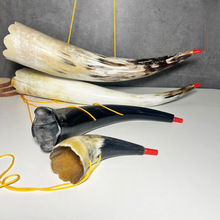 牛角号角喇叭吹响乐器特大号蒙古族特色内蒙古工艺品舞台道垒德株