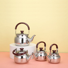 加厚不锈钢迷你小提壶1L2L小水壶烧黄酒壶泡茶壶烧水壶电磁煤气s^
