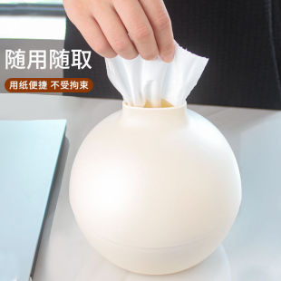 Nordic-style Multi-functional Bedroom Living Room Desktop Creative Kitchen Tissue Box Cylinder Storage Restaurant Paper Box Household