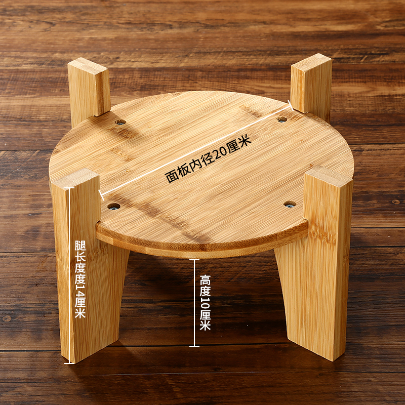 Venta al por mayor botella de vino tapa de bambú base redonda botella de vidrio base cuadrada artesanía decoración florero titular tanque de peces