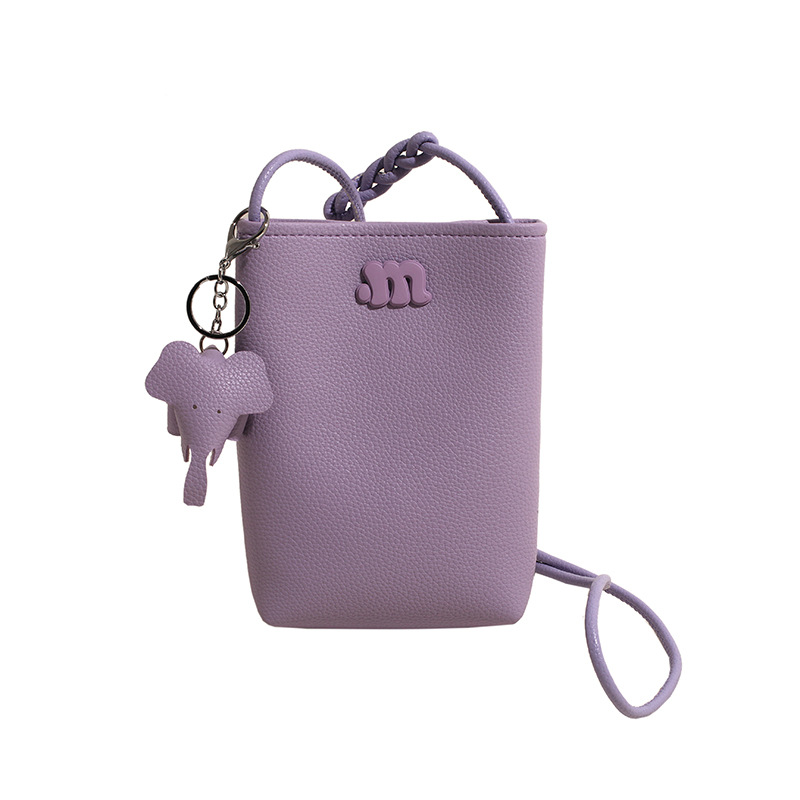 2024 nuevo mini bolso de mujer estilo coreano europeo y americano retro bolso de moda simple macarón bolso de teléfono móvil casual