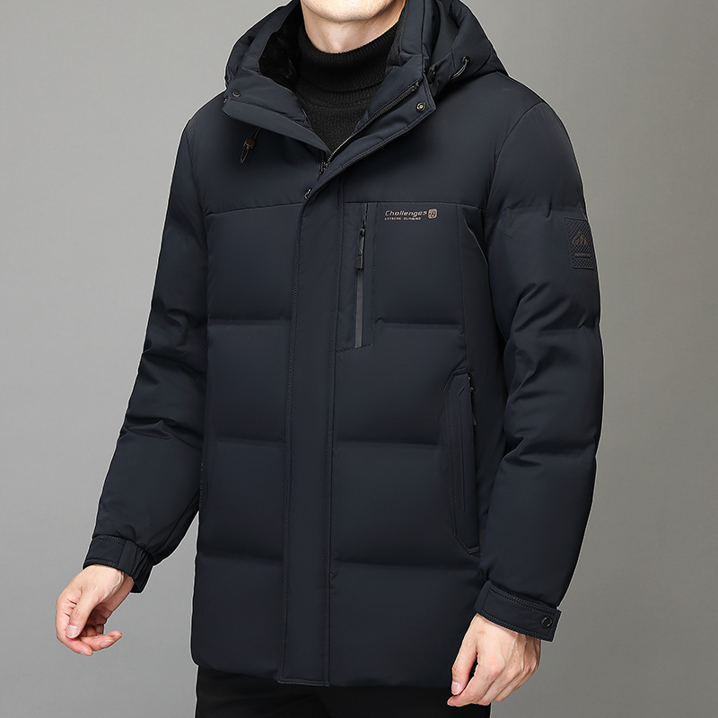 Middle-Aged and Elderly Men's down Jacket Winter Thickened 2025 Model Middle-Aged Men's Winter Clothing Warm Thickened down Coat