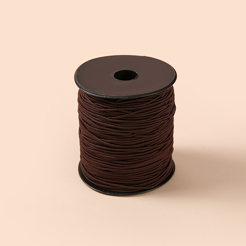 Color con cuentas de cadena de cuentas de Buda cadena Wenwan artesanía banda elástica núcleo de color sólido hilo elástico al por mayor