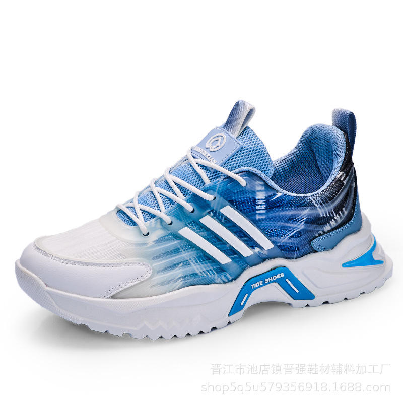 Otoño zapatos de los hombres de malla transpirable de moda todo partido casual juventud corriendo deportes de los hombres de altura oculta aumento de los zapatos de papá