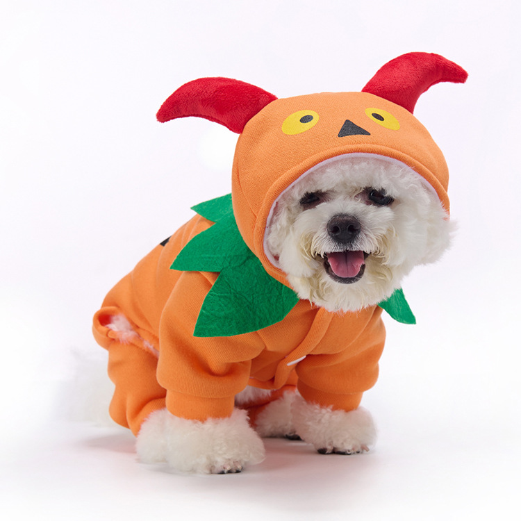 Christmas Pet Costume For Dogs Creative Halloween Series Pumpkin Devil Dog Clothes New Pet Supplies_voghion.com