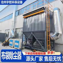 布袋除尘器工业间木工粉尘收集仓顶矿山袋式大型集尘设备脉冲清灰