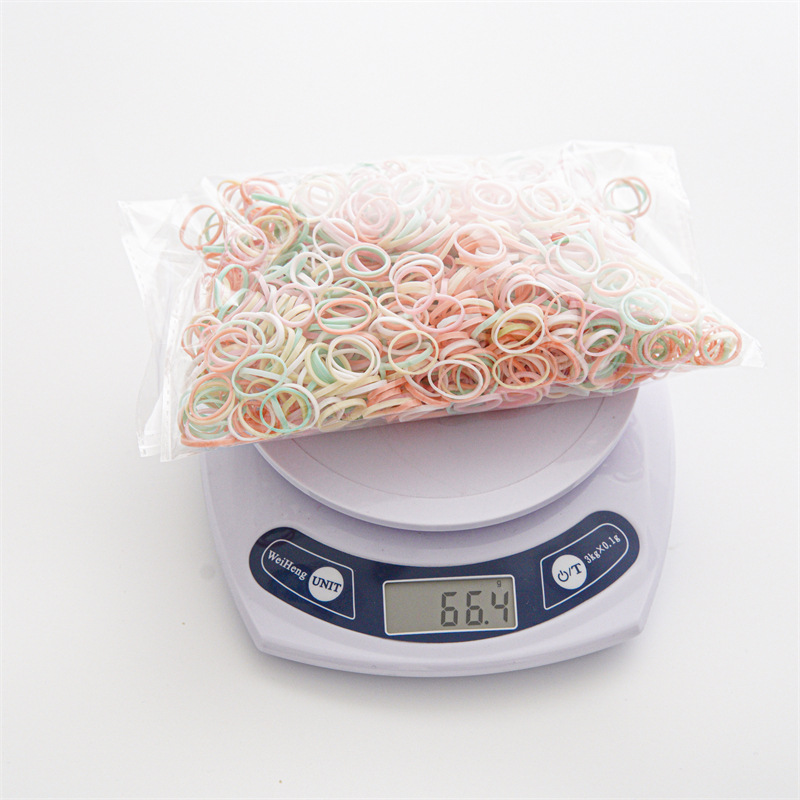 Los nuevos accesorios para el cabello de las niñas de tres Estados no dañan el color del cabello banda para el cabello cuerda elástica banda de goma desechable accesorios para el cabello para niños lote