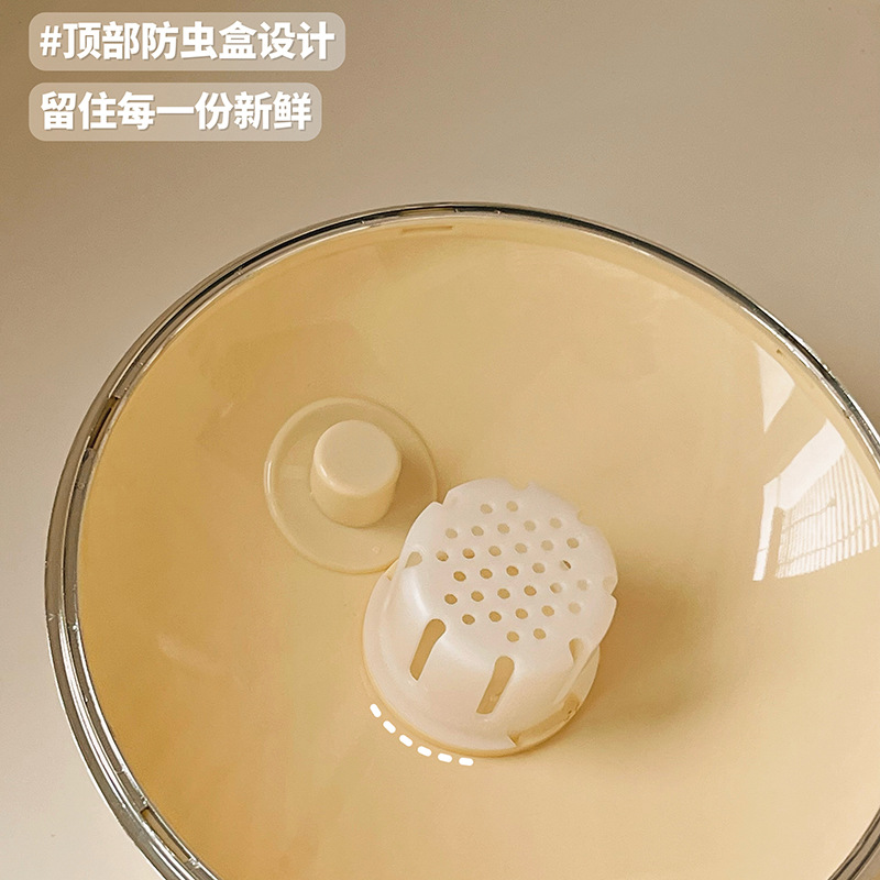 Cubo de arroz hogar a prueba de insectos a prueba de humedad sellado de calidad alimentaria olla de arroz caja de almacenamiento de arroz de granos tipo prensa