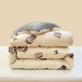 冬被加厚保暖羊羔绒被子冬天加绒棉被芯宿舍单人秋冬空调太空被褥