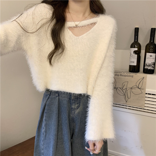 Women's Loose Fit Cardigan Knit Coat with Elegant Belt, Autumn/Winter Version, Stylish and Gentle Women's Sweater for Spring