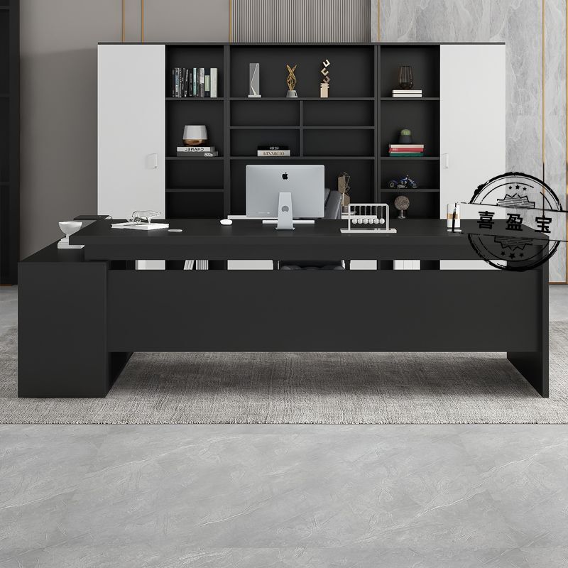 Office Desk Simple Modern Boss Desk Manager Desk President High-End Executive Desk Office Furniture Supervisor Desk and Chair Combination