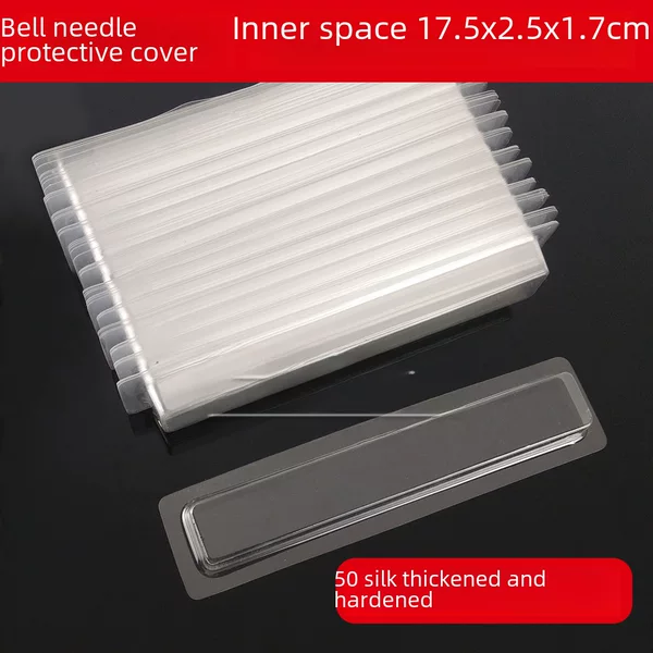 198mm Bell needle protective cover factory direct supply PVC transparent blister cover 50 wire pointer protective cover ingot