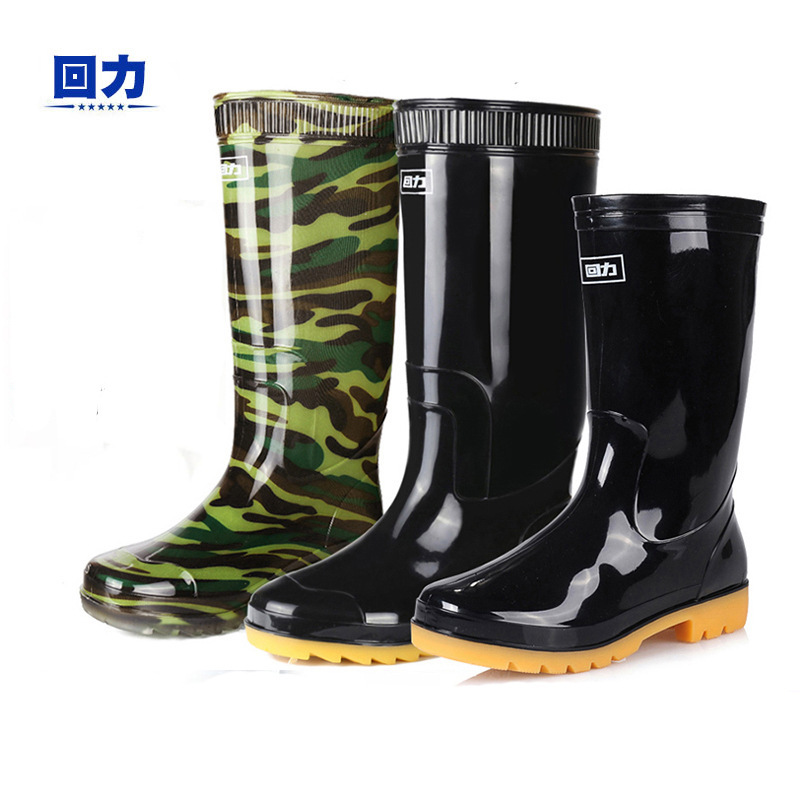 In stock supply pull back rain boots men's high 807 industrial and mining water shoes fleece-lined labor protection plus size waterproof rain boots wholesale In stock supply pull back rain boots men's high 807 industrial and mining water shoes fleece-lined labor protection plus size waterproof rain boots wholesale