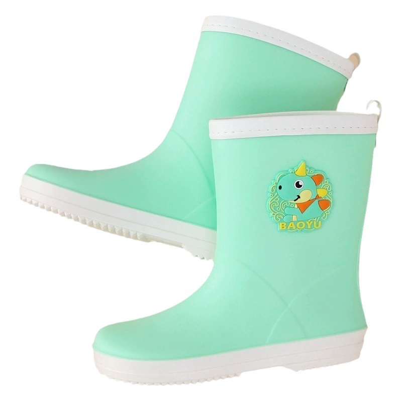 Новые резиновые сапоги для средних и больших детей, легкие Чехлы для студенческой обуви для мальчиков и девочек, Нескользящие детские резиновые сапоги, резиновая обувь, детская Водная обувь