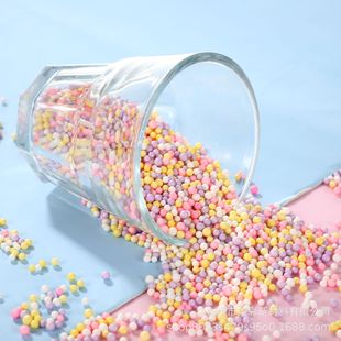 Macaron Foam Meteor Ball Gift Box Filling Particles Gift Surprise Colorful Foam Ball Wholesale Selection