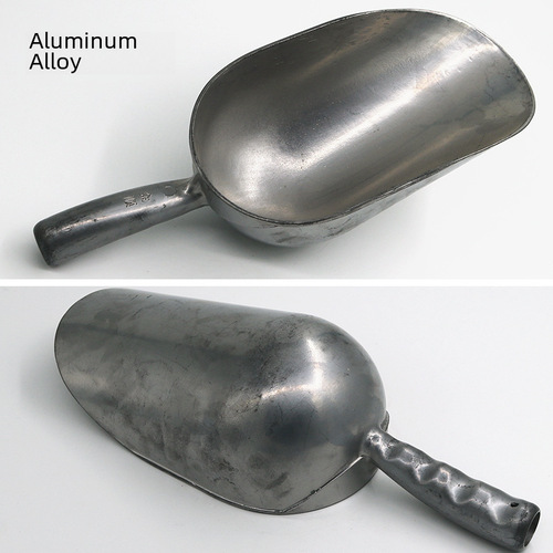 Thickened Plastic Feed Shovel, Stainless Steel Feed Shovel for Farming, Veterinary Equipment, Filler Shovel, Feeding Spoon, Pig Farming Equipment