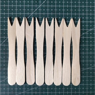 Disposable Fruit Fork Birch Wood Products Wood Chip Wood Fork Wooden Sign Fruit Sign