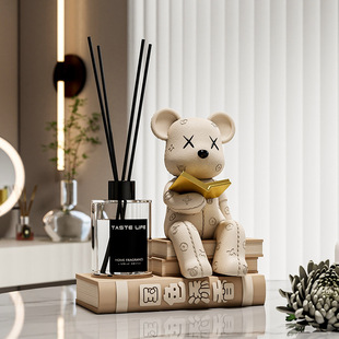 Violence Bear Living Room Desktop Aromatherapy Decorations Lasting Fragrance Niche Home Accessories Advanced Light Luxury Small Ornaments