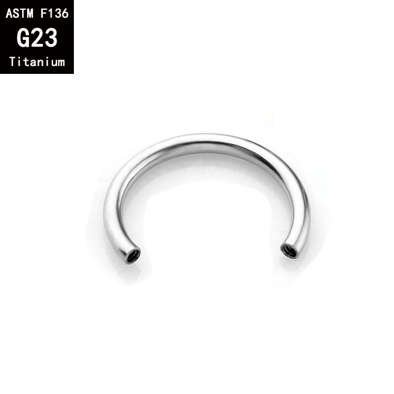 Labret piercing jewelry detail image