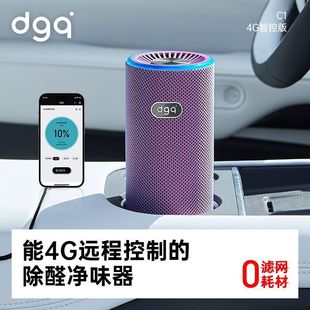 Dgq Car Air Purifier Car Ozone Formaldehyde Removal Odor Smart Sterilization Car Generator Negative Ion
